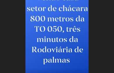 Imagem: A chácara possui 425m² de Área e está localizado em Palmas