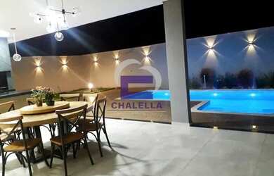 Imagem: A casa em condomínio possui 3 Dormitórios, 5 Banheiros, 4