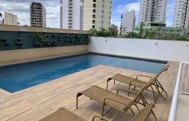 Imagem: O apartamento possui 1 Dormitório, 1 Banheiro, 1 Vaga na garagem