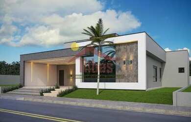 Imagem: A casa possui 3 Dormitórios, 4 Banheiros, 2 Vagas na garagem