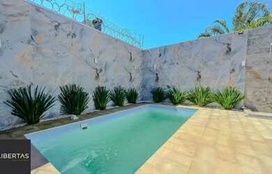 Imagem 3: Casa semi mobiliada com churrasqueira e piscina no bairro Ecoville