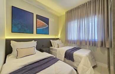 Imagem 13: Apartamento 2 dormitórios mobiliado e decorado na Zona Nova Capão da Canoa