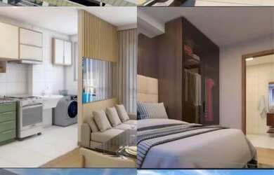 Imagem: O apartamento possui 2 Dormitórios, 2 Banheiros e 1 Vaga na