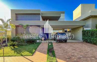 Imagem: A casa em condomínio possui 4 Dormitórios, 5 Banheiros, 5