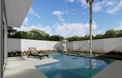 Imagem: A casa em condomínio possui 3 Dormitórios, 3 Banheiros, 4