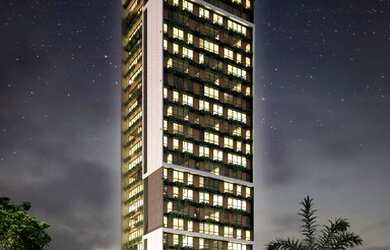 Imagem: O apartamento possui 2 Dormitórios, 1 Banheiro, 1 Vaga na garagem