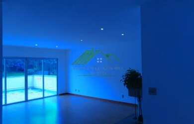 Imagem: O apartamento na cobertura possui 4 Dormitórios, 4 Banheiros