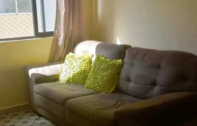 Imagem: O apartamento possui 1 Dormitório, 1 Banheiro, 1 Vaga na garagem