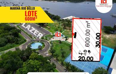 Imagem: O terreno possui 600m² de Área e está localizado em Ponta