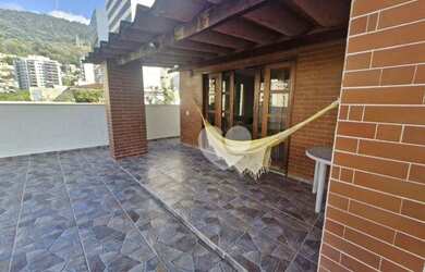 Imagem: O apartamento na cobertura possui 3 Dormitórios, 3 Banheiros