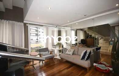 Imagem: O apartamento na cobertura possui 3 Dormitórios, 5 Banheiros