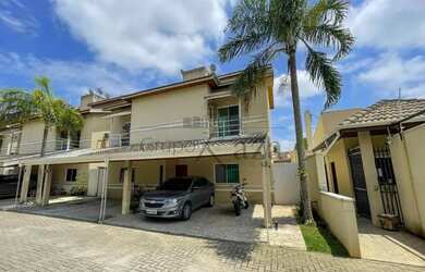 Imagem: A casa em condomínio possui 4 Dormitórios, 3 Banheiros, 2