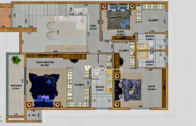 Imagem 2: Casa com 4 suítes à venda, 190 m² por R$ 1.990.000