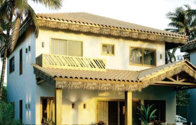 Imagem: A casa em condomínio possui 5 Dormitórios, 5 Banheiros, 2