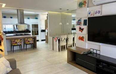 Imagem: O apartamento possui 3 Dormitórios, 3 Banheiros, 2 Vagas na