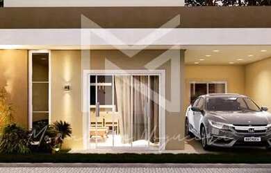 Imagem: A casa em condomínio possui 3 Dormitórios, 2 Banheiros, 1