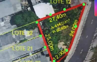 Imagem: O terreno possui 400m² de Área, Imóvel novo e está localizado