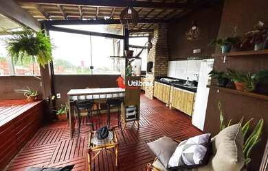 Imagem: O apartamento na cobertura possui 2 Dormitórios, 2 Banheiros