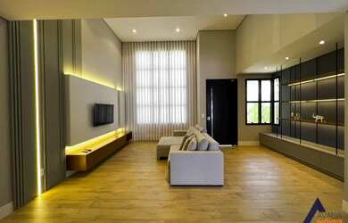 Imagem: A casa em condomínio possui 3 Dormitórios, 4 Banheiros, 4