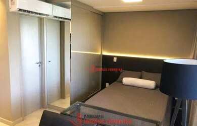 Imagem: O studio possui 1 Dormitório, 1 Banheiro, 1 Vaga na garagem