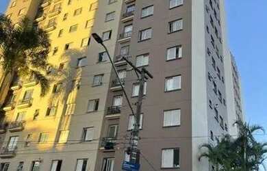 Imagem: O apartamento possui 2 Dormitórios, 1 Banheiro, 1 Vaga na garagem