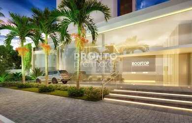 Imagem: O apartamento possui 1 Dormitório, 1 Banheiro, 1 Vaga na garagem