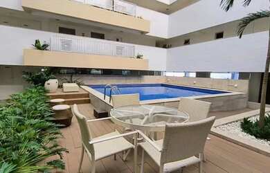 Imagem: O apartamento na cobertura possui 2 Dormitórios, 2 Banheiros