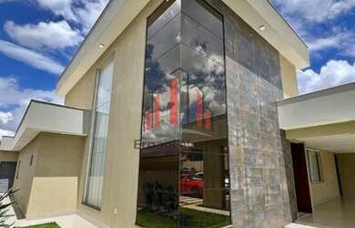 Imagem: A casa em condomínio possui 4 Dormitórios, 5 Banheiros, 4