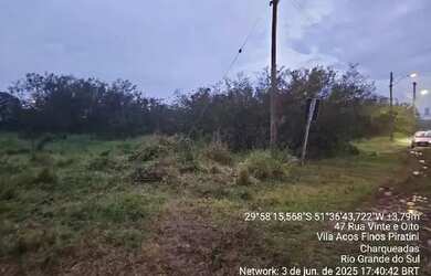 Imagem: O terreno possui 477m² de Área e está localizado em Charqueadas