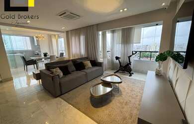 Imagem: O apartamento na cobertura possui 4 Dormitórios, 4 Banheiros