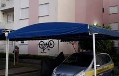 Imagem: O apartamento possui 3 Dormitórios, 1 Banheiro, 3 Vagas na