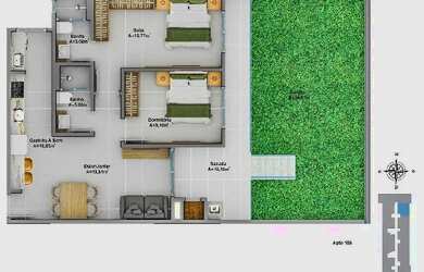 Imagem 1: Garden no edifício Manhattan