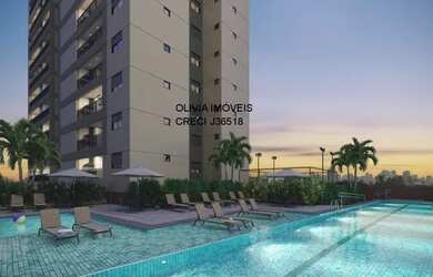 Imagem: O apartamento possui 2 Dormitórios, 1 Banheiro, 1 Vaga na garagem