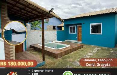 Imagem 1: Imóvel para venda tem 70 metros quadrados com 2 quartos em Samburá (Tamoios) - Cabo Frio