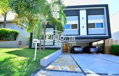 Imagem: A casa em condomínio possui 4 Dormitórios, 5 Banheiros, 4