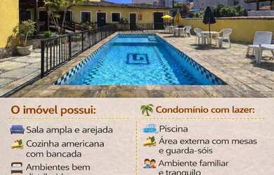 Imagem: A casa em condomínio possui 2 Dormitórios, 1 Banheiro, 2 Vagas