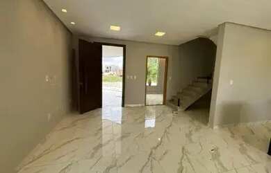 Imagem: A casa em condomínio possui 4 Dormitórios, 3 Banheiros, 1