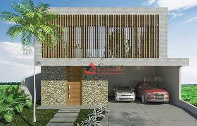 Imagem: A casa em condomínio possui 3 Dormitórios, 1 Banheiro, 4 Vagas