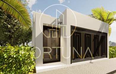 Imagem: A casa possui 3 Dormitórios, 2 Banheiros, 2 Vagas na garagem