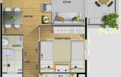 Imagem 7: Apartamento para venda tem 62 metros quadrados com 2 quartos em Centro...