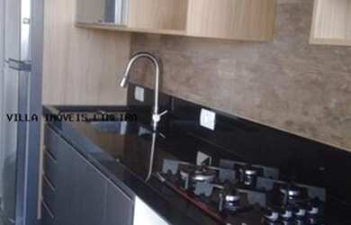 Imagem: O apartamento possui 2 Dormitórios, 1 Banheiro, 1 Vaga na garagem