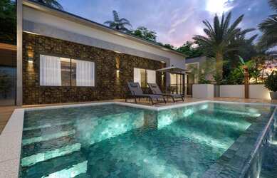 Imagem: A casa em condomínio possui 3 Dormitórios, 3 Banheiros, 2