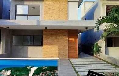 Imagem: A casa em condomínio possui 3 Dormitórios, 4 Banheiros, 2