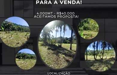 Imagem: O terreno possui 4.000m² de Área e está localizado em Antonina