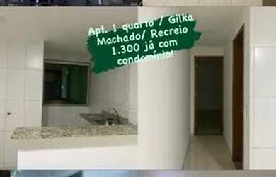 Imagem: A kitnet possui 1 Dormitório, 1 Banheiro e está localizado