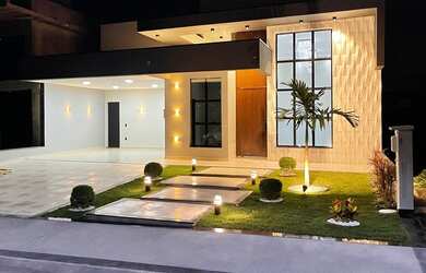 Imagem: A casa em condomínio possui 3 Dormitórios, 5 Banheiros, 3