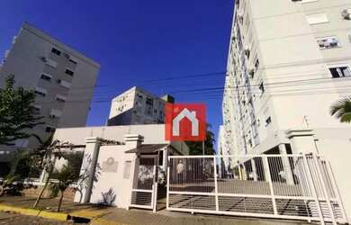 Imagem: O apartamento possui 1 Dormitório, 1 Banheiro, 1 Vaga na garagem