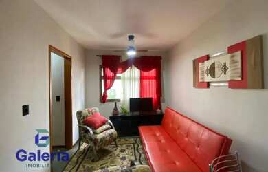 Imagem: O apartamento possui 1 Dormitório, 1 Banheiro, 1 Vaga na garagem