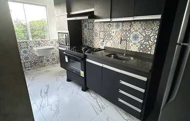 Imagem: O apartamento possui 2 Dormitórios, 2 Banheiros, 1 Vaga na