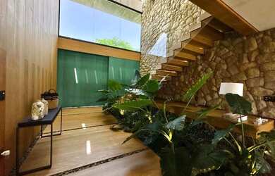 Imagem 6: Mansão beira lago mobiliada e decorada com piscina térmica e 5 suítes...